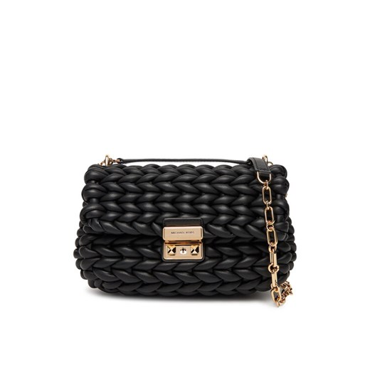 Torebka MICHAEL Michael Kors Tribeca 30T5G2RL7T Czarny ze sklepu eobuwie.pl w kategorii Listonoszki - zdjęcie 184587125