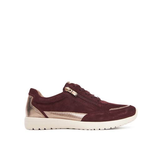 Sneakersy Caprice 9-23721-44 Bordowy ze sklepu eobuwie.pl w kategorii Buty sportowe damskie - zdjęcie 184587147