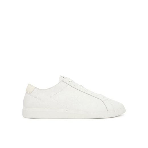 Sneakersy Calvin Klein Jeans Low Profile Cupsole Tmb Lth YM0YM01331 Biały ze sklepu eobuwie.pl w kategorii Buty sportowe damskie - zdjęcie 184587158