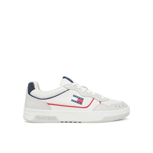 Sneakersy Tommy Jeans Tjm Cupsole Elevated EM0EM01585 Écru ze sklepu eobuwie.pl w kategorii Buty sportowe męskie - zdjęcie 184587185