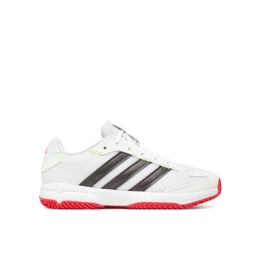 Buty halowe adidas Stabil Indoor JP7275 Biały ze sklepu eobuwie.pl w kategorii Buty sportowe dziecięce - zdjęcie 184587225