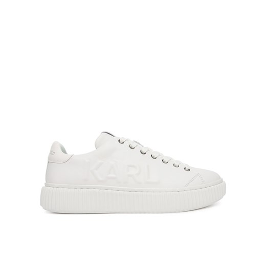 Sneakersy KARL LAGERFELD KL24225 Biały ze sklepu eobuwie.pl w kategorii Buty sportowe męskie - zdjęcie 184587235
