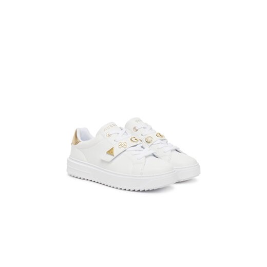Sneakersy Guess FLTDRI ELE12 Biały Guess 35 eobuwie.pl