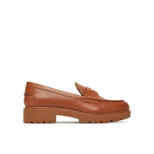 LAUREN RALPH LAUREN Loafersy Marli 802967752002 Brązowy ze sklepu MODIVO w kategorii Lordsy damskie - zdjęcie 184588516