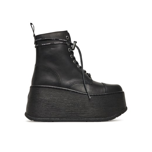 NEW ROCK Botki M-WALL083CCT-C2 Czarny ze sklepu MODIVO w kategorii Botki - zdjęcie 184588548