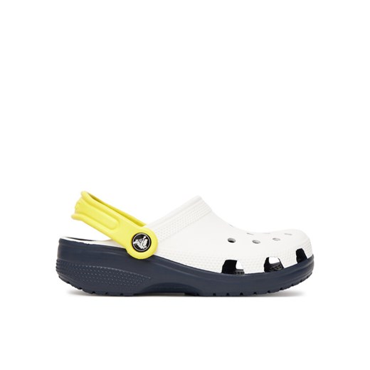 Crocs Klapki Retro Sport Classics Clog 211258 Biały ze sklepu MODIVO w kategorii Klapki dziecięce - zdjęcie 184588595