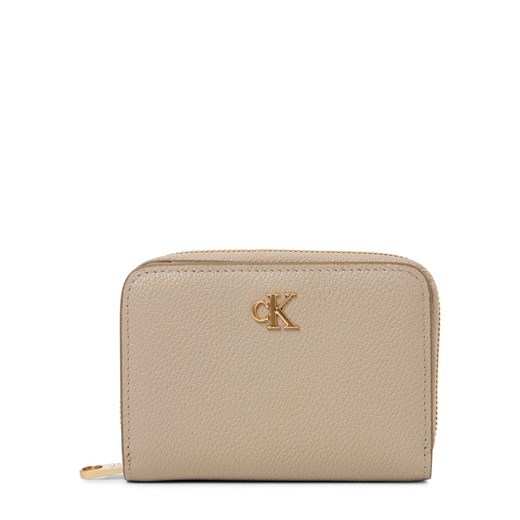 Calvin Klein Damski portfel skórzany Kobiety skóra kitt jednolity ze sklepu vangraaf w kategorii Portfele damskie - zdjęcie 184589856