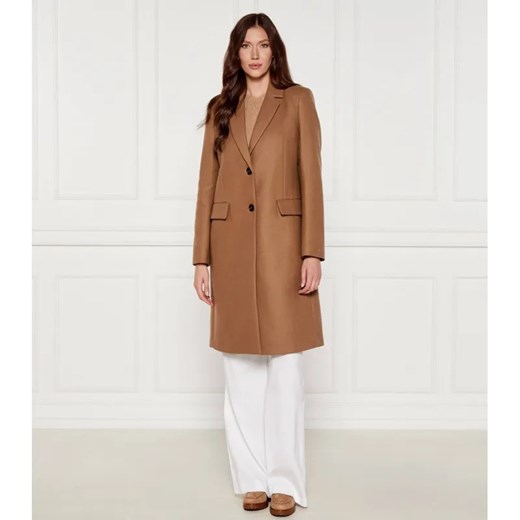 Tommy Hilfiger Wełniany płaszcz | z dodatkiem kaszmiru ze sklepu Gomez Fashion Store w kategorii Płaszcze damskie - zdjęcie 184590026