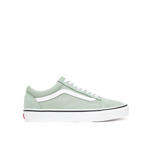 Tenisówki Vans Old Skool VN000D6WEMW1 Zielony ze sklepu eobuwie.pl w kategorii Trampki damskie - zdjęcie 184590587