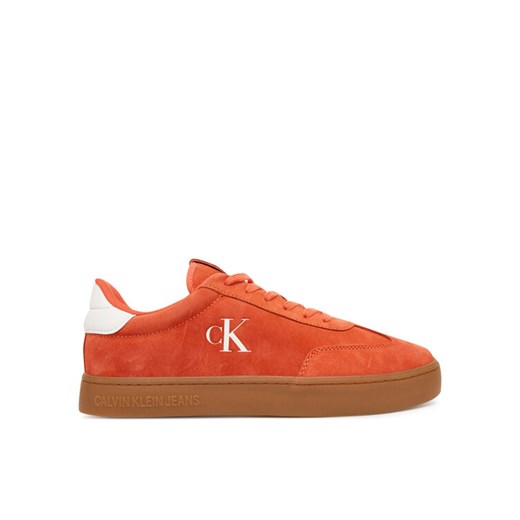 Sneakersy Calvin Klein Jeans Classic Cupsole Mg Su YM0YM01300 Beżowy ze sklepu eobuwie.pl w kategorii Buty sportowe męskie - zdjęcie 184590595