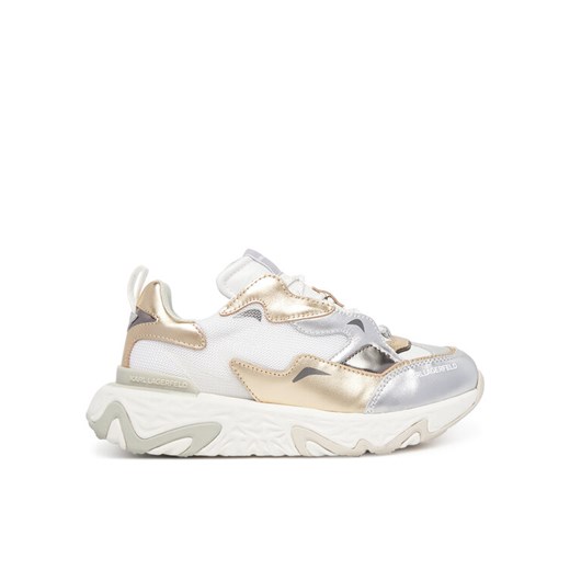 Sneakersy KARL LAGERFELD KL62425A Srebrny ze sklepu eobuwie.pl w kategorii Buty sportowe damskie - zdjęcie 184590626