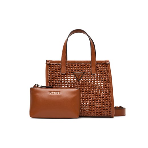 Torebka Guess Brigitta Mini HWWZ72 06770 Brązowy ze sklepu eobuwie.pl w kategorii Torby Shopper bag - zdjęcie 184590668