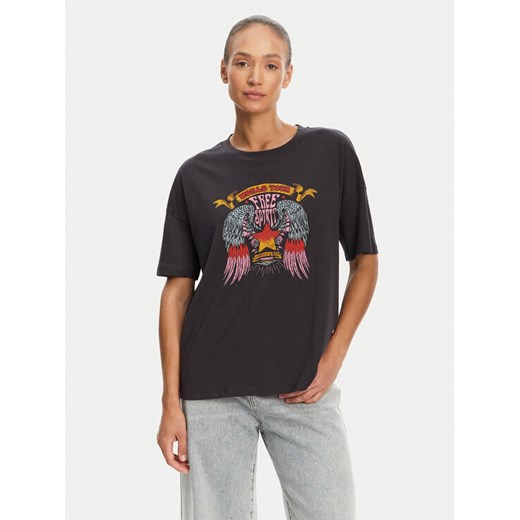 Noisy May T-Shirt Ida 27034417 Szary Relaxed Fit ze sklepu MODIVO w kategorii Bluzki damskie - zdjęcie 184591626