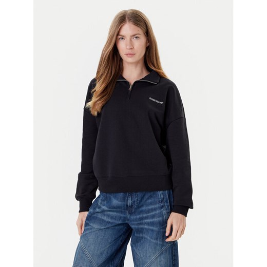 Guess Jeans Bluza W5YQ09 K68I4 Czarny Regular Fit ze sklepu MODIVO w kategorii Bluzy damskie - zdjęcie 184591655