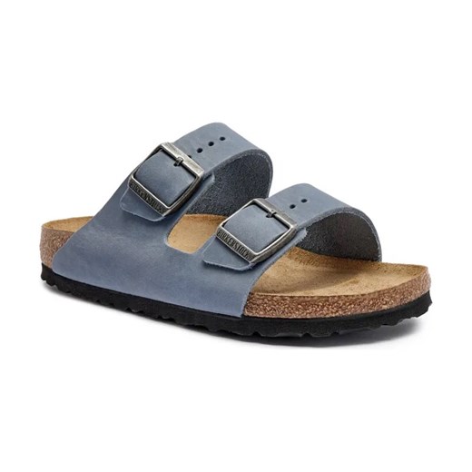 Birkenstock Skórzane klapki Arizona SFB LEOI ze sklepu Gomez Fashion Store w kategorii Klapki damskie - zdjęcie 184592126