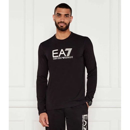 EA7 Longsleeve | Slim Fit ze sklepu Gomez Fashion Store w kategorii T-shirty męskie - zdjęcie 184592165