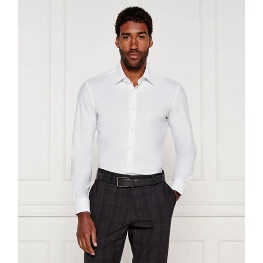 BOSS BLACK Koszula P-HANK-kent-C1-222 | Slim Fit ze sklepu Gomez Fashion Store w kategorii Koszule męskie - zdjęcie 184592197