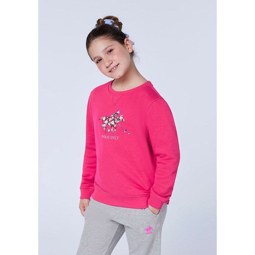 Polo Sylt Bluza w kolorze różowym ze sklepu Limango Polska w kategorii Bluzy dziewczęce - zdjęcie 184592646