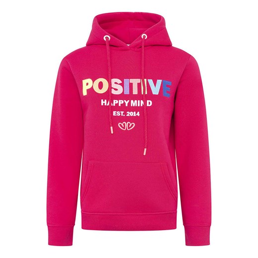 Zwillingsherz Bluza &quot;Positive&quot; w kolorze różowym ze sklepu Limango Polska w kategorii Bluzy damskie - zdjęcie 184592819