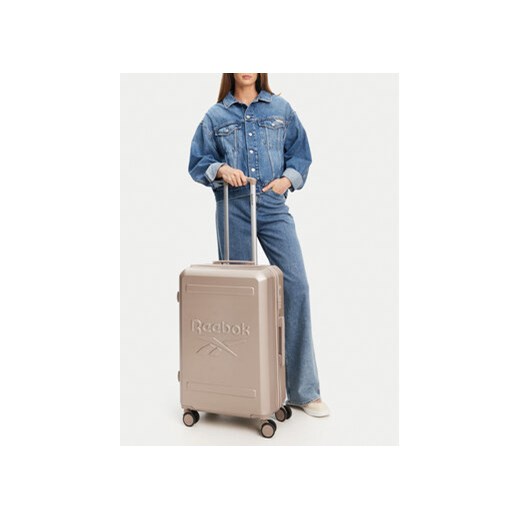 Walizka średnia Reebok RBK-WAL-023-CCC-M Beżowy Reebok NOSIZE eobuwie.pl