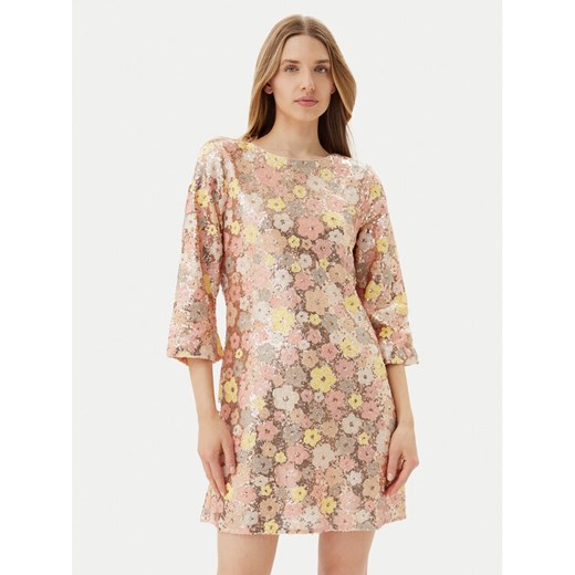 Bruuns Bazaar Sukienka koktajlowa Alternifolius BBW4520 Kolorowy Regular Fit ze sklepu MODIVO w kategorii Sukienki - zdjęcie 184593787