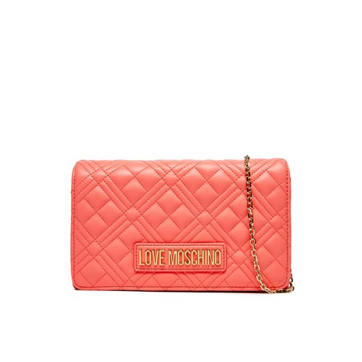 LOVE MOSCHINO Torebka JC4079PP1MLA0464 Koralowy ze sklepu MODIVO w kategorii Listonoszki - zdjęcie 184593919