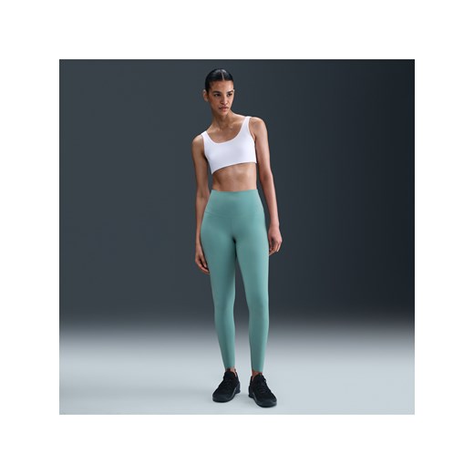 Damskie legginsy 7/8 z wysokim stanem zapewniające delikatne wsparcie Nike Zenvy - Zieleń ze sklepu Nike poland w kategorii Spodnie damskie - zdjęcie 184595219
