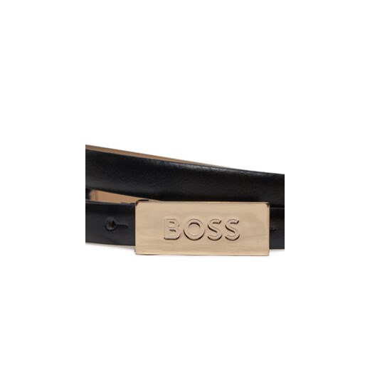 Pasek Damski Boss Amber Belt 50465885 Czarny 95 eobuwie.pl