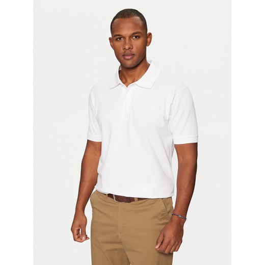 Guess Jeans Polo M4BP29 KCJV1 Biały Regular Fit ze sklepu MODIVO w kategorii T-shirty męskie - zdjęcie 184596708