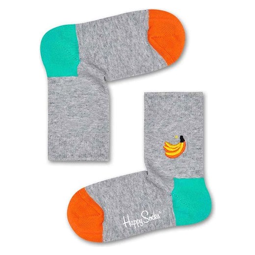 Happy Socks Skarpety "Banana" w kolorze szarym ze wzorem Happy Socks 24-26 promocyjna cena Limango Polska