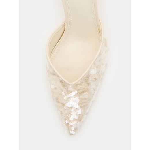 Mohito - Czółenka na szpilce - kremowy Mohito 38 Mohito