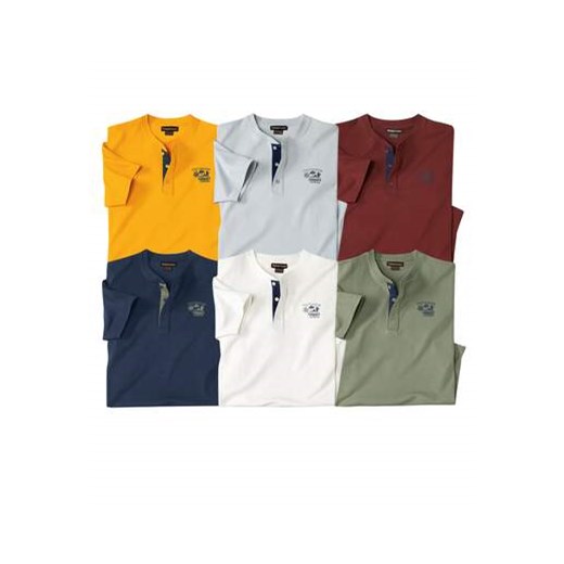Zestaw 6 koszulek Outdoor ze sklepu Atlas For Men w kategorii T-shirty męskie - zdjęcie 184597316