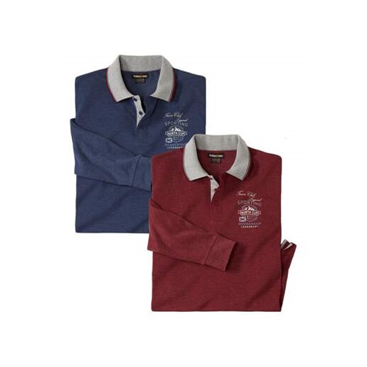 Zestaw 2 koszulek polo North Cup ze sklepu Atlas For Men w kategorii T-shirty męskie - zdjęcie 184597326