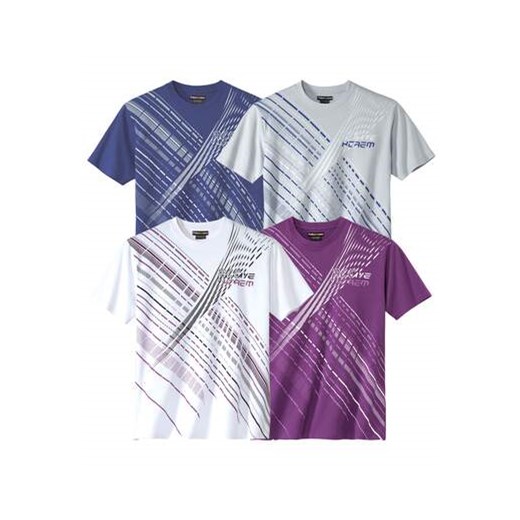 Zestaw 4 koszulek Sportmen ze sklepu Atlas For Men w kategorii T-shirty męskie - zdjęcie 184597327