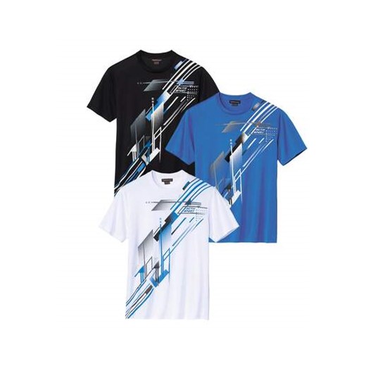 Zestaw 3 sportowych koszulek ze sklepu Atlas For Men w kategorii T-shirty męskie - zdjęcie 184597328