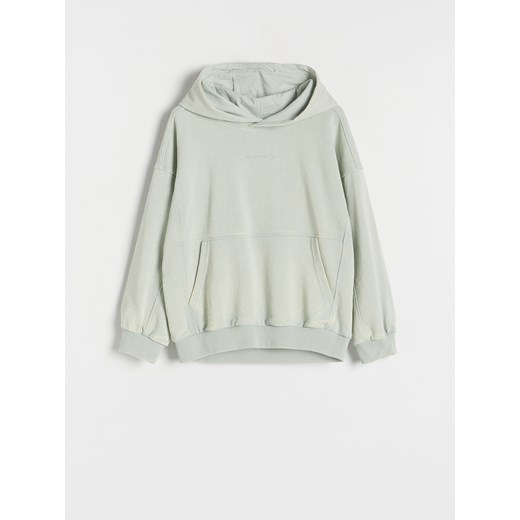 Reserved - Bluza oversize z kapturem - jasnoszary Reserved 164 (13 lat) okazja Reserved