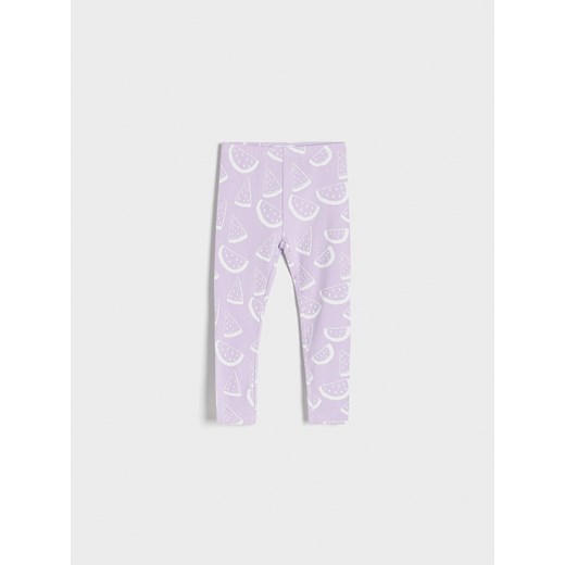 Reserved - Wzorzyste legginsy - lawendowy ze sklepu Reserved w kategorii Legginsy niemowlęce - zdjęcie 184599547