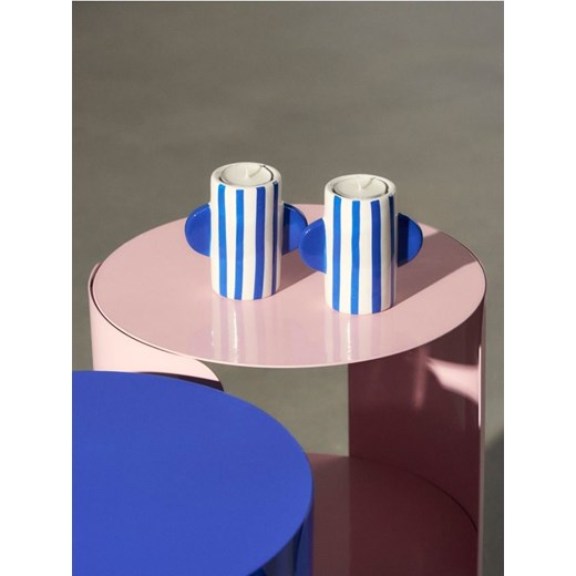 Sinsay - Świeczniki z uchwytami 2 pack - niebieski ze sklepu Sinsay w kategorii Świeczniki - zdjęcie 184600436