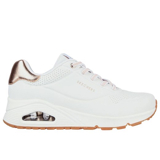 Buty Skechers Uno Shimmer Away 155196WHT - białe ze sklepu streetstyle24.pl w kategorii Buty sportowe damskie - zdjęcie 184600486