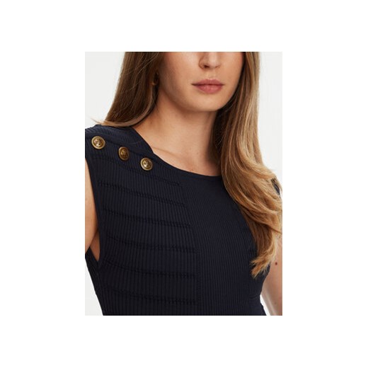 Guess Bluzka W5YR12 Z0130 Granatowy Regular Fit Guess XXL MODIVO