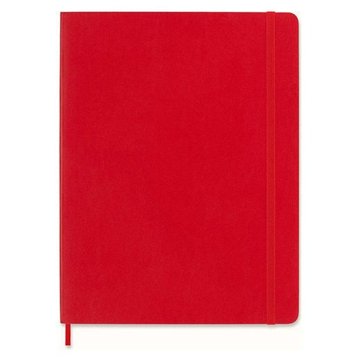 Moleskine Notatnik w kolorze czerwonym - 19 x 25 cm onesize Limango Polska okazja