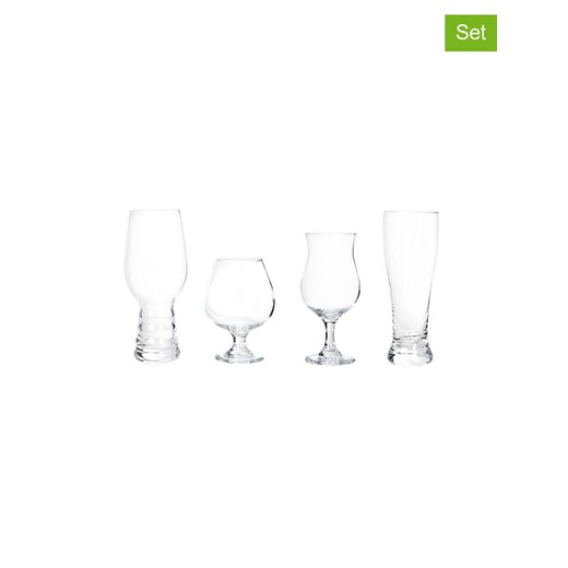 Homla Szklanki (4 szt.) &quot;Zeve&quot; - 500 ml ze sklepu Limango Polska w kategorii Szklanki - zdjęcie 184601825