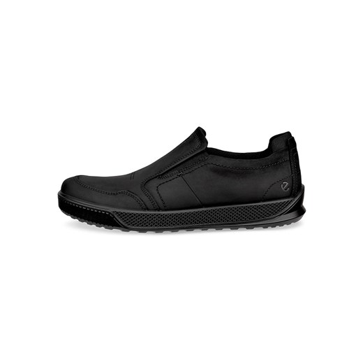 Ecco Skórzane slippersy w kolorze czarnym ze sklepu Limango Polska w kategorii Buty sportowe męskie - zdjęcie 184601997