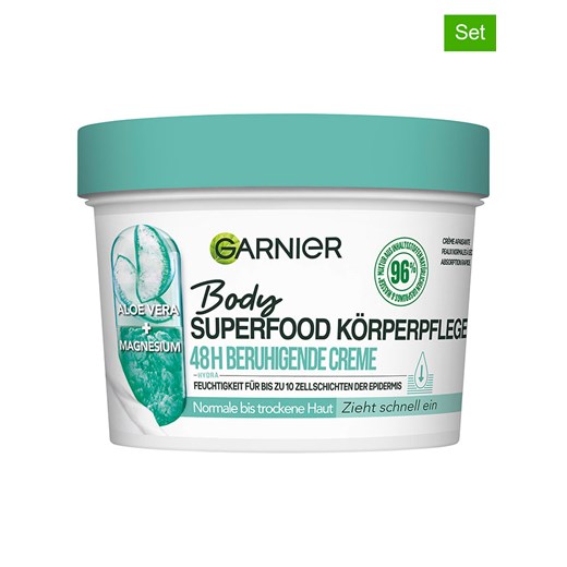 Garnier Kremy do ciała (2 szt.) &quot;Body Superfood&quot; - 380 ml ze sklepu Limango Polska w kategorii Balsamy do ciała - zdjęcie 184602037