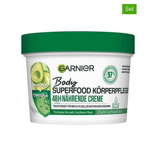 Garnier Kremy do ciała (2 szt.) &quot;Body Superfood&quot; - 380 ml ze sklepu Limango Polska w kategorii Balsamy do ciała - zdjęcie 184602057