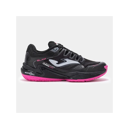 Joma Buty sportowe &quot;Slam&quot; w kolorze czarno-różowym ze sklepu Limango Polska w kategorii Buty sportowe damskie - zdjęcie 184602099