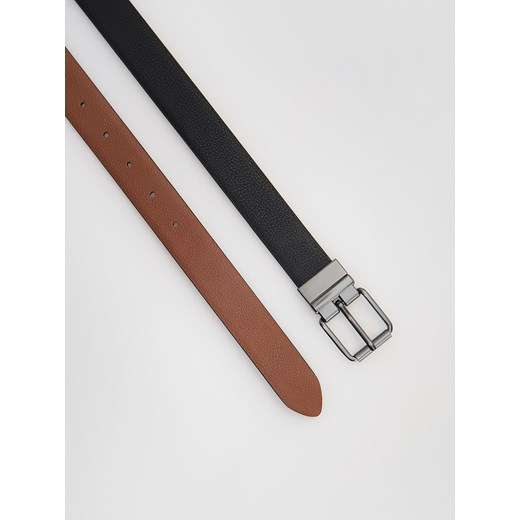 Reserved - Pasek ze skórą - czarny Reserved 5-9 lat Reserved