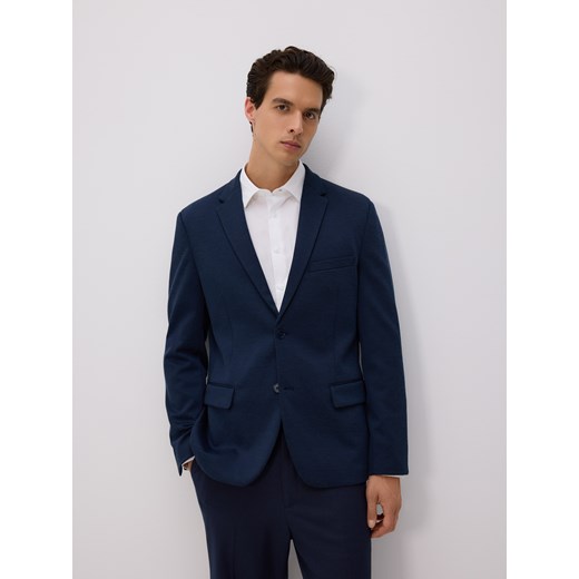 Reserved - Marynarka slim fit - granatowy ze sklepu Reserved w kategorii Marynarki męskie - zdjęcie 184602565