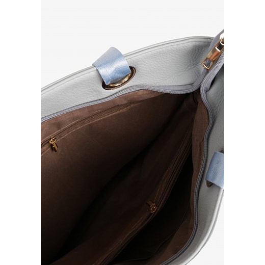 Niebieska Torebka Typu Shopperka Ozdobiona Metalicznymi Aplikacjami Gonevia Renee ONE SIZE renee.pl