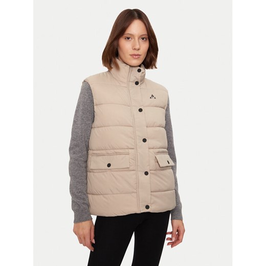 Whistler Bezrękawnik Amaretto W Puffer W244079 Beżowy Regular Fit ze sklepu MODIVO w kategorii Kamizelki damskie - zdjęcie 184602797